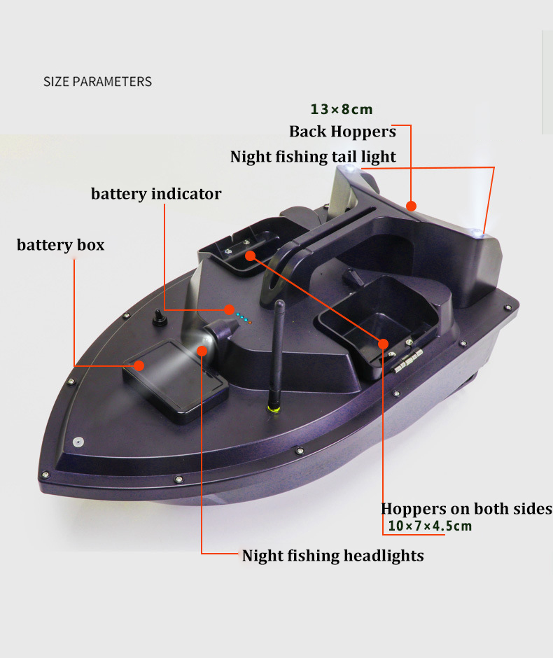 GPS RC Bait Boat fish finder B - Fishing Boat Gps recension och pris