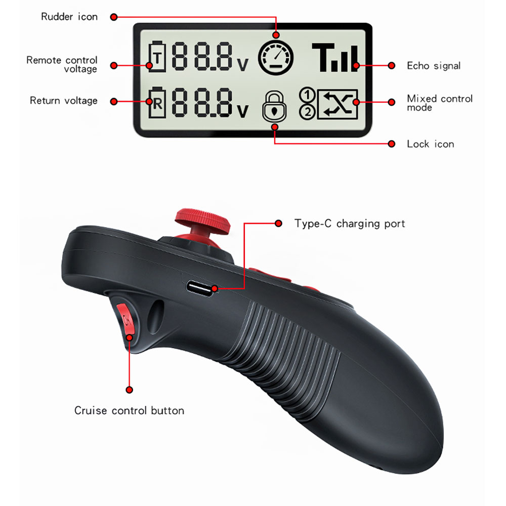 HOTRC DS600 Wireless Remote Co - Fishing Boat Trailer recension och pris