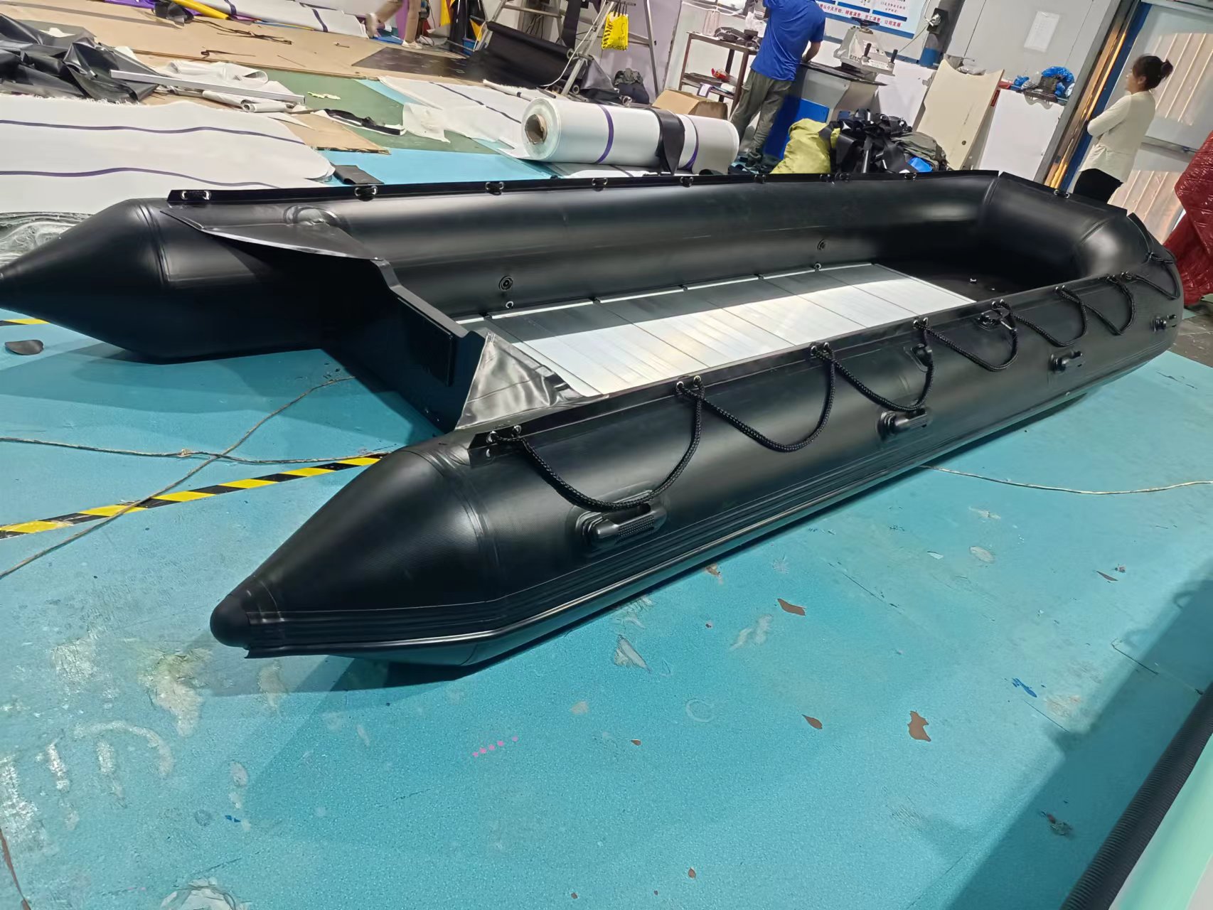 Fishing Boat With Aluminum Flo - Fishing Boat Inflatable recension och pris